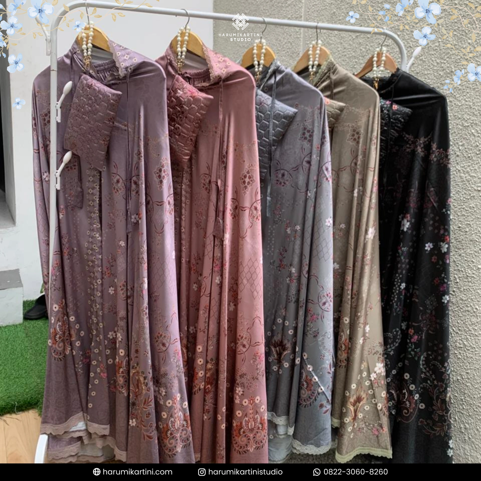 Jasa Maklon Mukena & Hijab Custom Premium | Harumi Kartini Studio